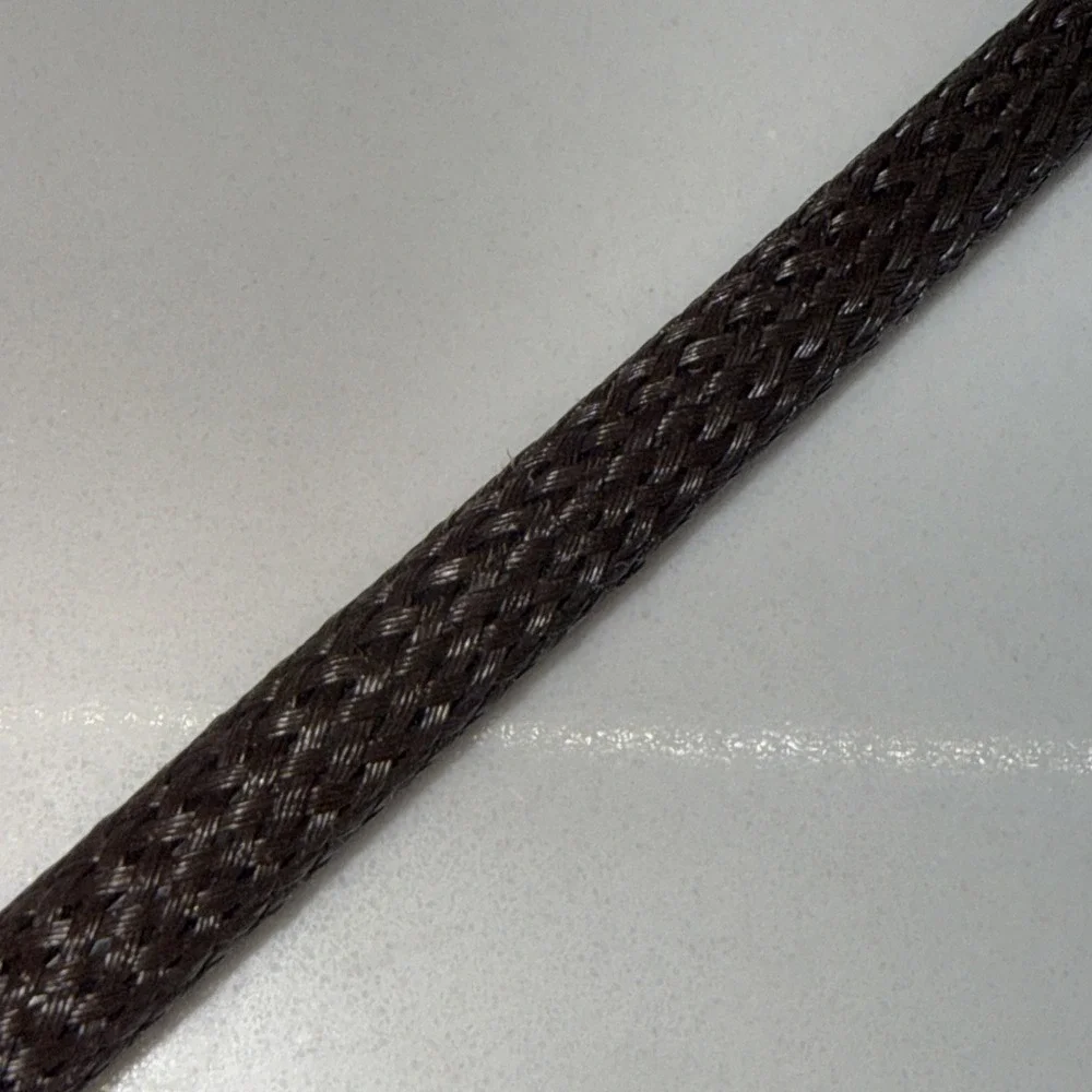 Vintage County Made In England Riding Crop Hunt Whip Leather / Braided Nylon 27